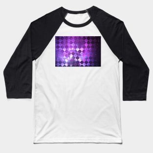 Violet space mosaic Baseball T-Shirt